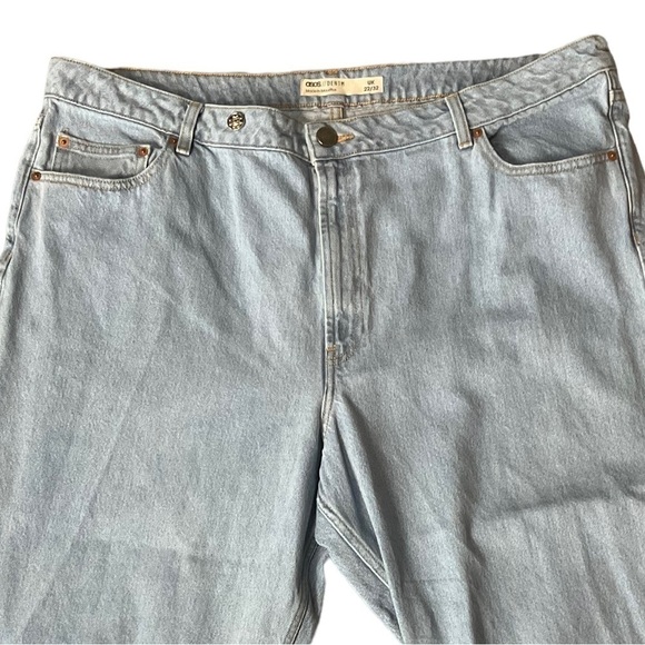 Asos Distressed High Rise Denim Women’s 22 - Picture 5 of 5